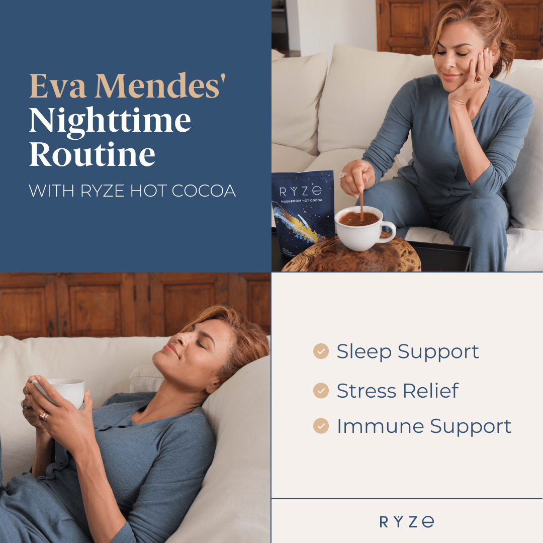 RYZE Hot Cocoa - with 6 Sleep Superfoods to Help F